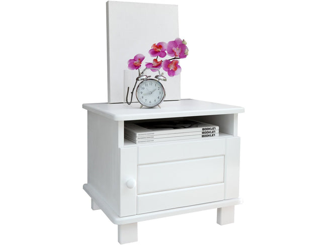 Nachtkommode "Bora" Kiefer massiv - TiCAA Kindermöbel