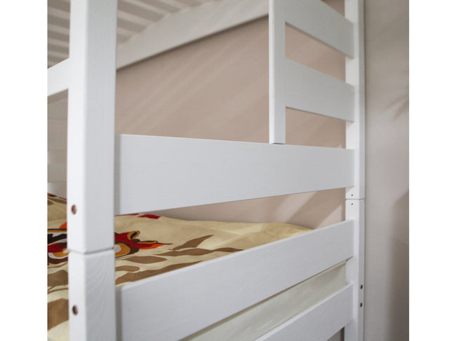 Hausbett "Lio" 90x200 Kiefer massiv weiß