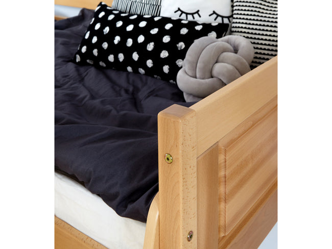 Etagenbett "Erni" Country 90x200 Buche massiv Natur