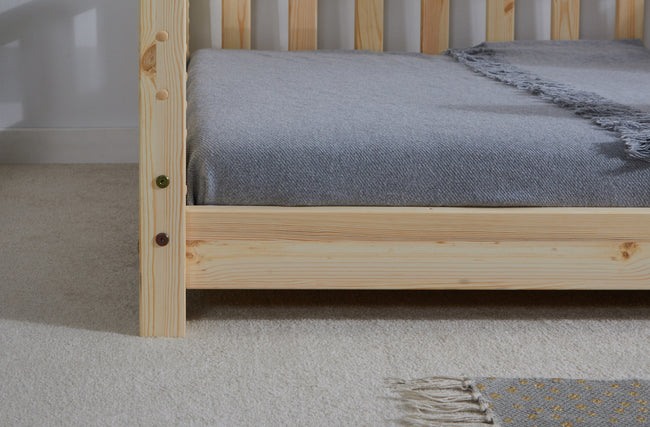 Kinderbett Hausbett "Kay" 80x160 Kiefer massiv