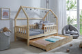 Kinderbett Hausbett "Kay" 80x160 Kiefer massiv