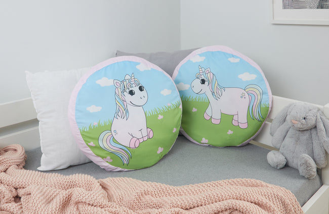 Kinder Rundkissen-Set "Einhorn Rainbow"