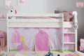 Hochbett "Prinzessin Liora" 90x200 Kiefer massiv weiß
