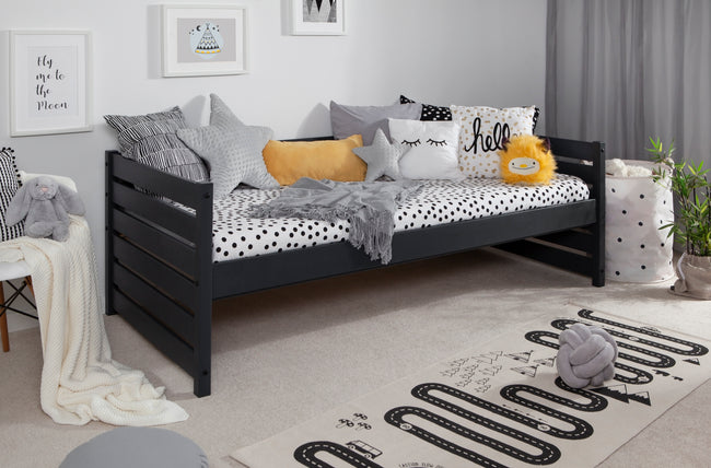 Funktionsbett "Naomi" 90x200 Kiefer massiv inkl. Schubkästen nach Wahl