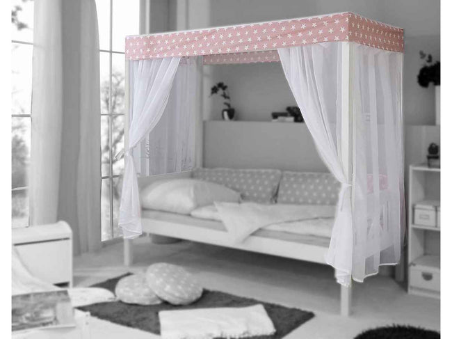 Tüll-Set für Einzel- / Himmelbett - TiCAA Kindermöbel