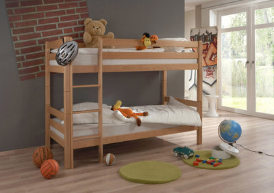 Etagenbett "Lupo" 90x200 Buche massiv