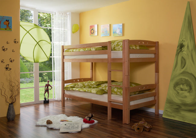 Etagenbett "Lupo" 90x200 Buche massiv