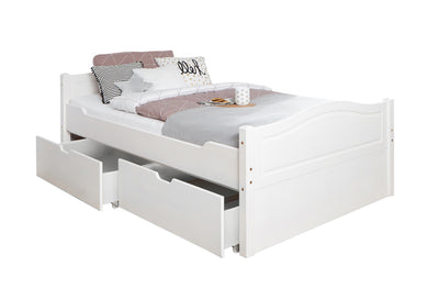 Funktionsbett Einzelbett "Leni" 120x200 Kiefer massiv