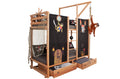 Abenteuer- und Piratenbett 90x200 Buche massiv