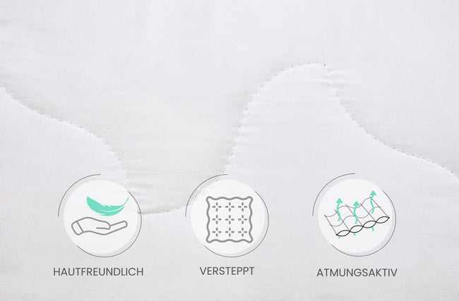 Bettdecken- & Kissen-Set 2-teilig (135 × 200 cm / 40 × 80 cm)