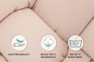Bettschlange geflochten 3-fach – Baumwolle