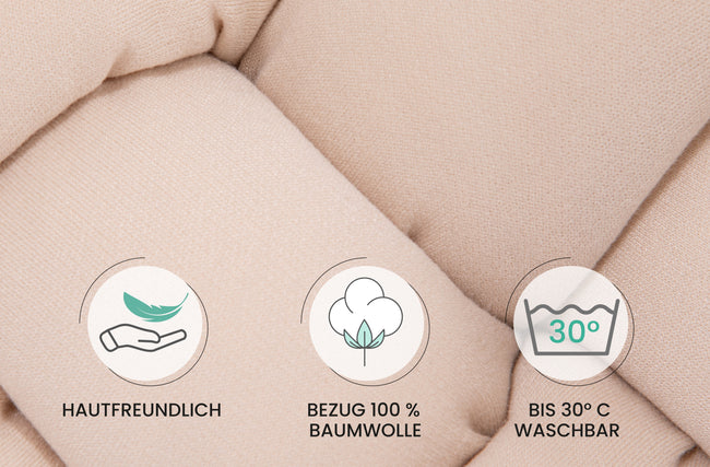 Bettschlange geflochten 3-fach – Baumwolle
