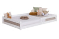 Bodenbett Einzelbett "Emi" 120x200 Kiefer Massiv