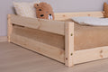 Bodenbett Einzelbett "Emi" 100x200 Kiefer Massiv