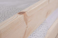 Bodenbett Einzelbett "Emi" 100x200 Kiefer Massiv