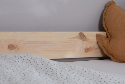 Bodenbett Einzelbett "Emi" 100x200 Kiefer Massiv