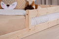 Bodenbett Einzelbett "Emi" 100x200 Kiefer Massiv