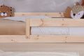 Bodenbett Einzelbett "Emi" 100x200 Kiefer Massiv