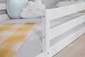 Bodenbett Einzelbett "Lex" 100x200 Kiefer Massiv