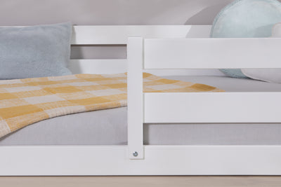 Bodenbett Einzelbett "Lex" 100x200 Kiefer Massiv