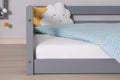 Bodenbett Einzelbett "Lex" 140x200 Kiefer Massiv