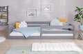 Bodenbett Einzelbett "Lex" 120x200 Kiefer Massiv