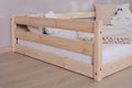 Bodenbett Einzelbett "Lex" 120x200 Kiefer Massiv