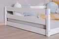 Bodenbett Einzelbett "Lex" 140x200 Kiefer Massiv