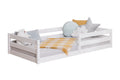 Bodenbett Einzelbett "Lex" 100x200 Kiefer Massiv