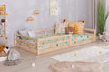 Bodenbett Einzelbett "Neo" 90x200 Kiefer Massiv