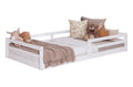 Bodenbett Einzelbett "Neo" 90x200 Kiefer Massiv