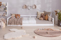 Bodenbett Einzelbett "Neo" 90x200 Kiefer Massiv