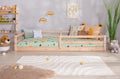 Bodenbett Einzelbett "Neo" 120x200 Kiefer Massiv