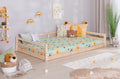 Bodenbett Einzelbett "Neo" 120x200 Kiefer Massiv