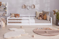 Bodenbett Einzelbett "Neo" 120x200 Kiefer Massiv