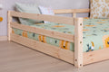 Bodenbett Einzelbett "Neo" 120x200 Kiefer Massiv
