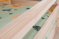 Bodenbett Einzelbett "Neo" 90x200 Kiefer Massiv