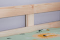 Bodenbett Einzelbett "Neo" 90x200 Kiefer Massiv