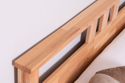 Doppelbett "Merci" 140x200 Buche massiv bio geölt