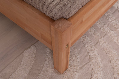 Doppelbett "Merci" 140x200 Buche massiv bio geölt