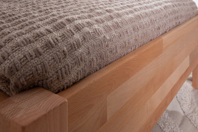 Doppelbett "Merci" 140x200 Buche massiv bio geölt
