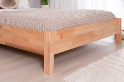 Doppelbett "Merci" 140x200 Buche massiv bio geölt