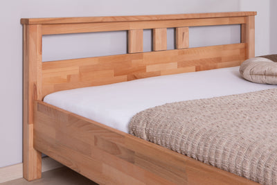 Doppelbett "Merci" 140x200 Buche massiv bio geölt