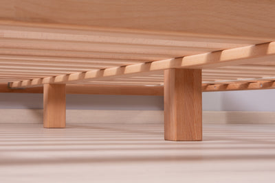 Doppelbett "Merci" 140x200 Buche massiv bio geölt