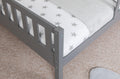 2-in-1 Hausbett Bodenbett "Duo" 90x200 Kiefer Massiv