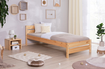 Einzelbett "Bora" 90x200 Kiefer massiv