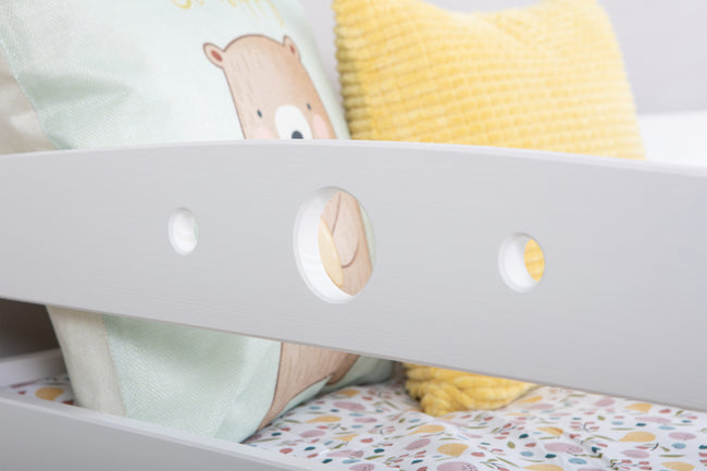 Einzelbett Kinderbett "Eli" 90x200 Kiefer massiv