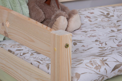 Einzelbett Kinderbett "Eli" 120x200 Kiefer massiv