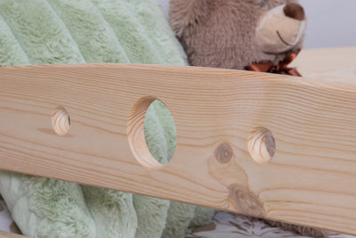 Einzelbett Kinderbett "Eli" 90x200 Kiefer massiv