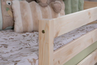 Einzelbett Kinderbett "Eli" 120x200 Kiefer massiv